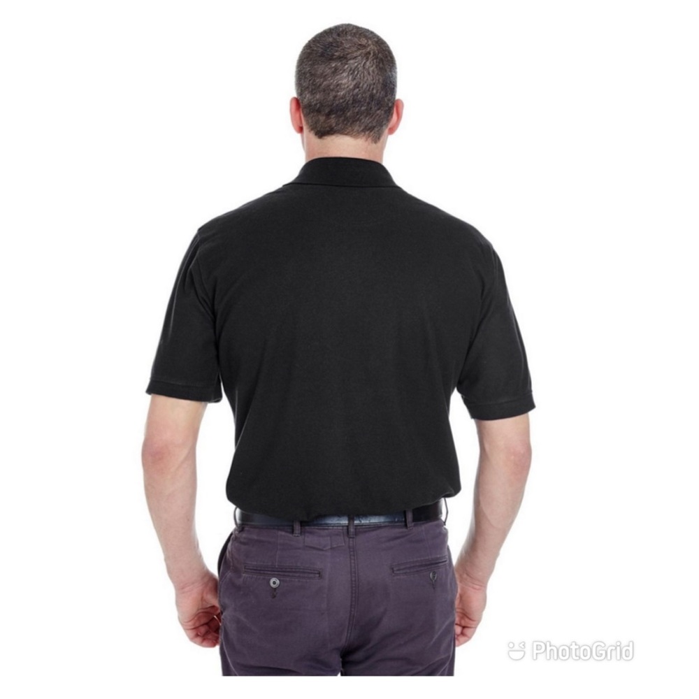 Ultraclub Men's Whisper Pocket Pique Polo - Picture 2 of 5